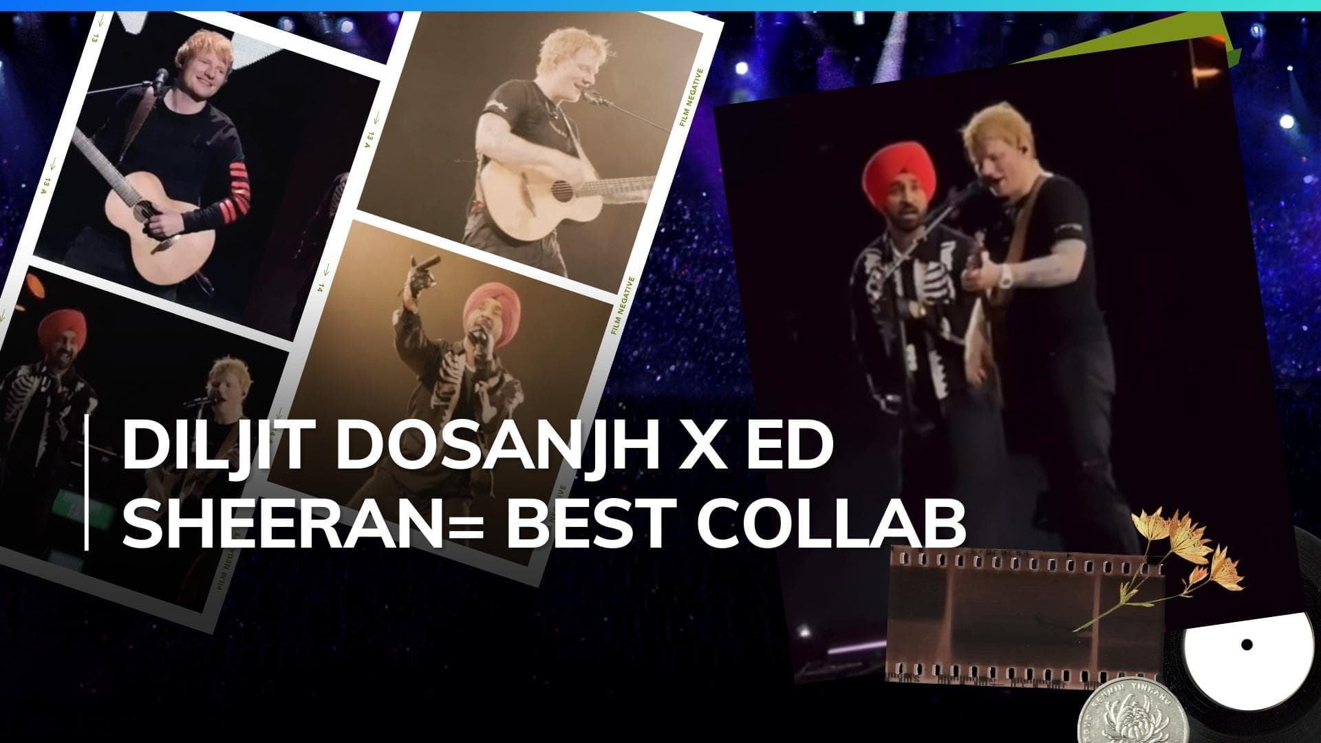 Ed Sheeran sings in Punjabi as Diljit Dosanjh joins him to set the stage on fire  