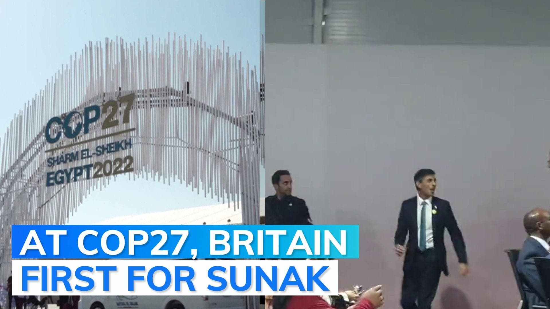 Watch: Here's why Rishi Sunak exited COP27 summit dais in haste