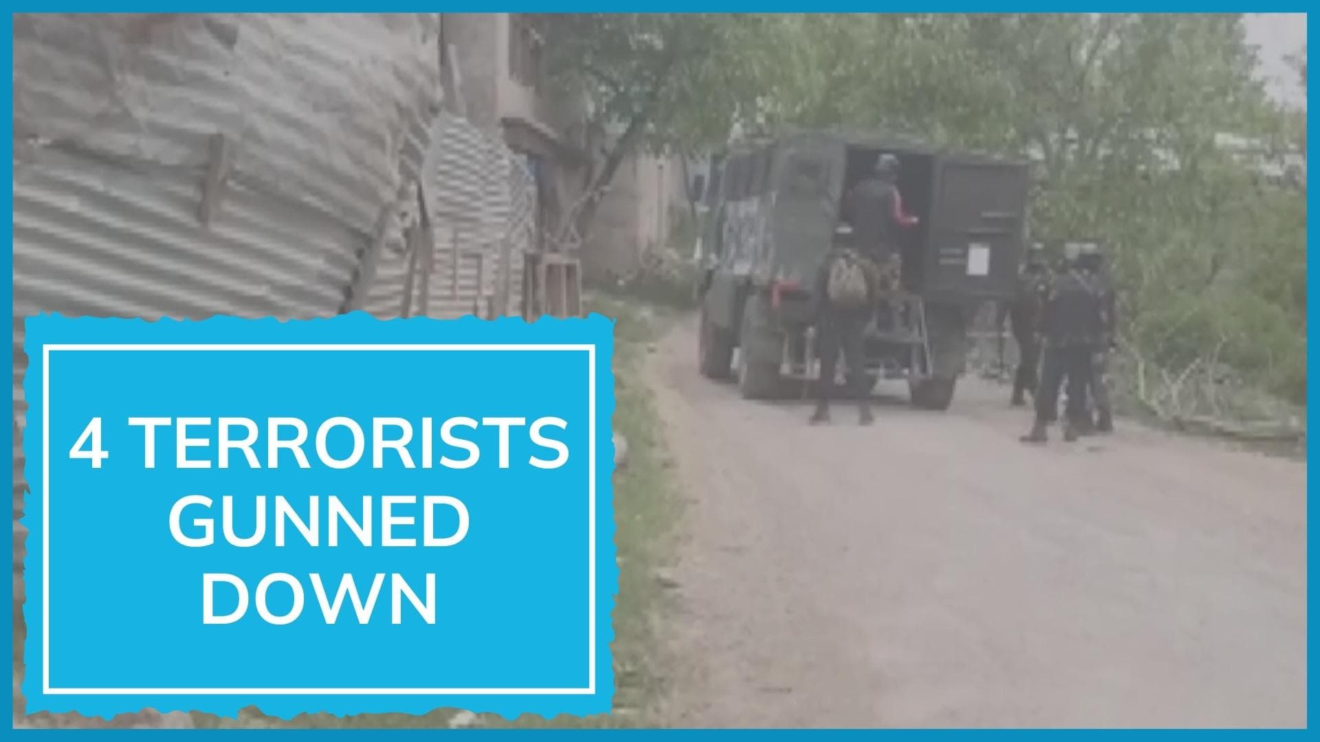 4 terrorists killed in Shopian; 3 army soldiers die during accident near encounter site 