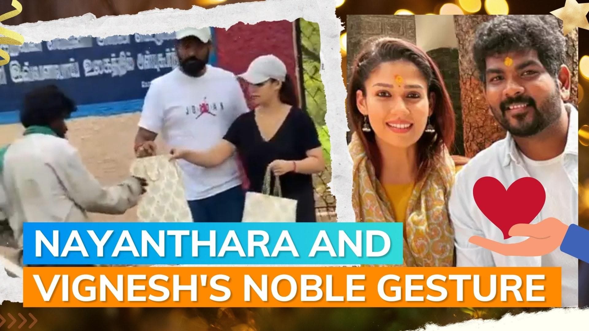 Nayanthara and Vignesh hand out gifts to underprivileged; video goes viral