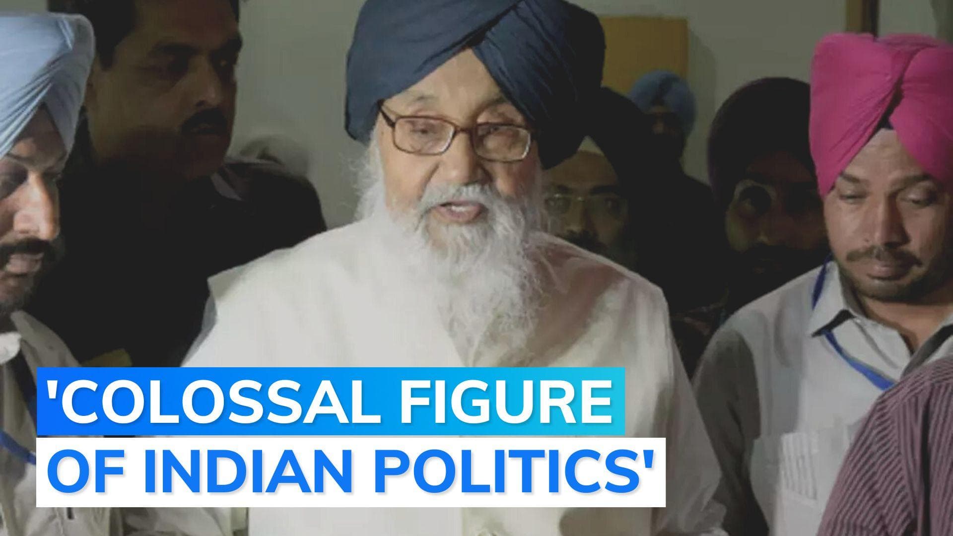 Tributes pour in for ex-Punjab chief minister and Akali Dal patron Parkash Singh Badal