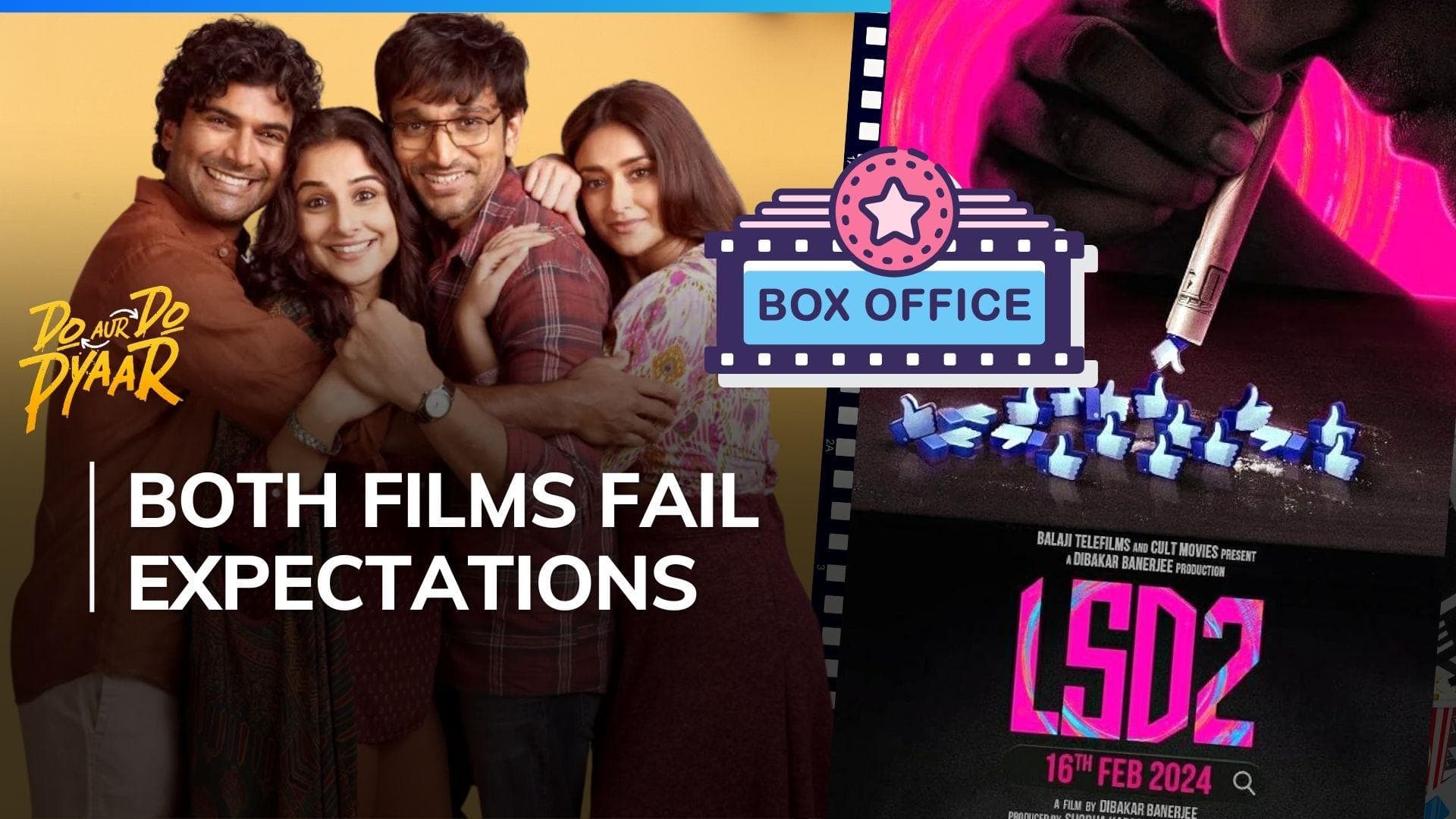 'Do Aur Do Pyaar' vs 'LSD 2' box office: Vidya Balan starrer sees growth, Ekta Kapoor film slips further