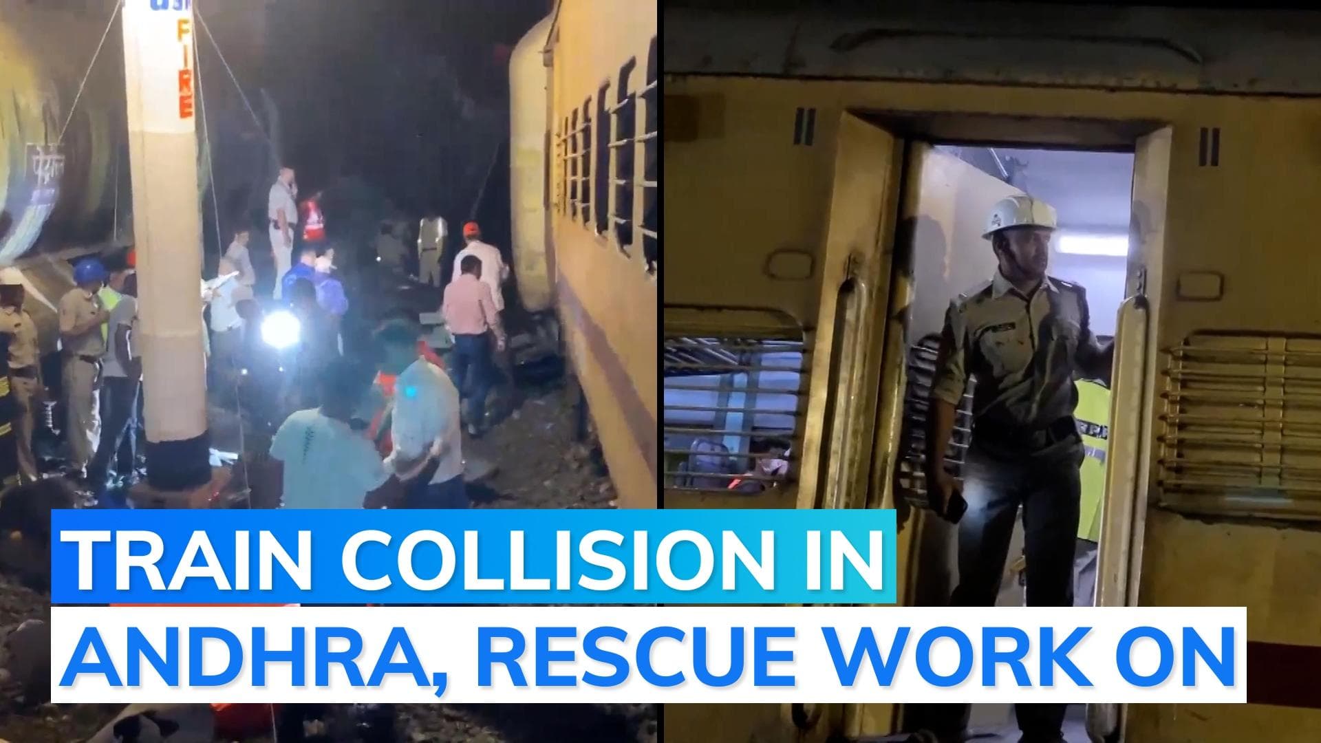 Andhra train accident: 9 dead, over 32 injured as 2 passenger trains collide