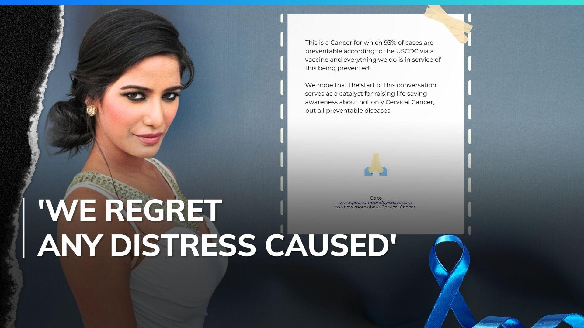 Poonam Pandey’s fake death: Actor’s creative agency apologises after backlash, says no profit involved