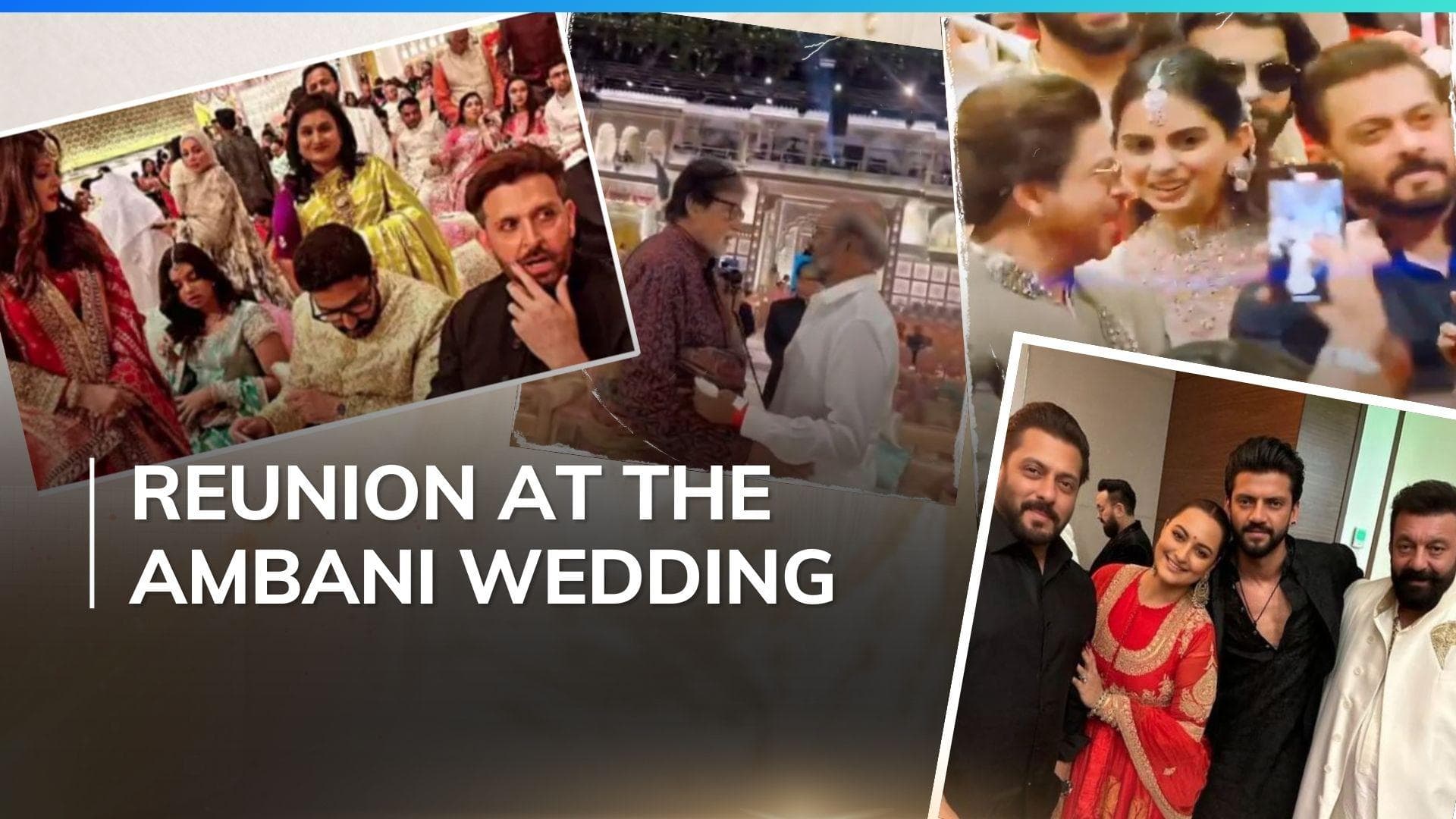 Aishwarya -Hrithik to Shah Rukh-Salman, some unforgettable reunions at the Ambani wedding