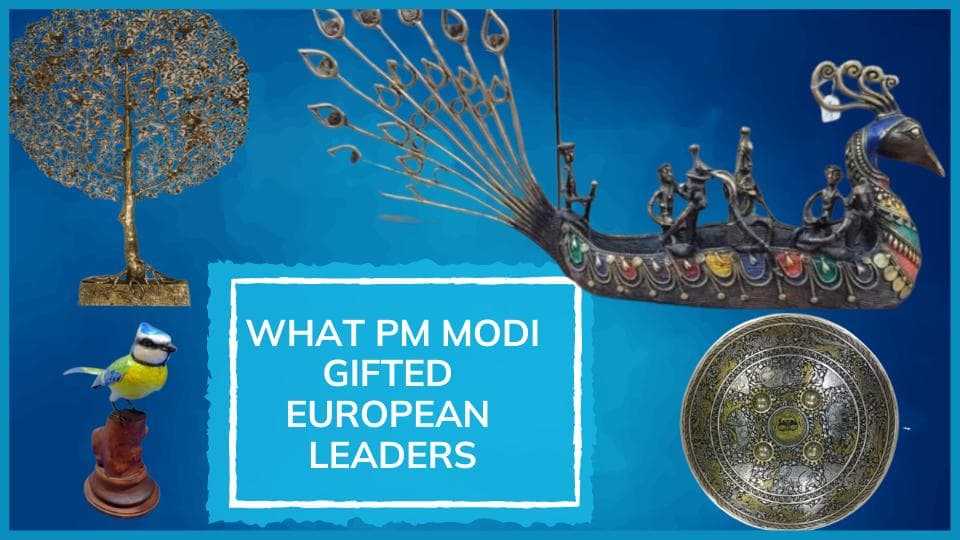 PM Modi's gifts for European leaders: boat made with 4,000-yr-old technique, Rajasthani shield, and more