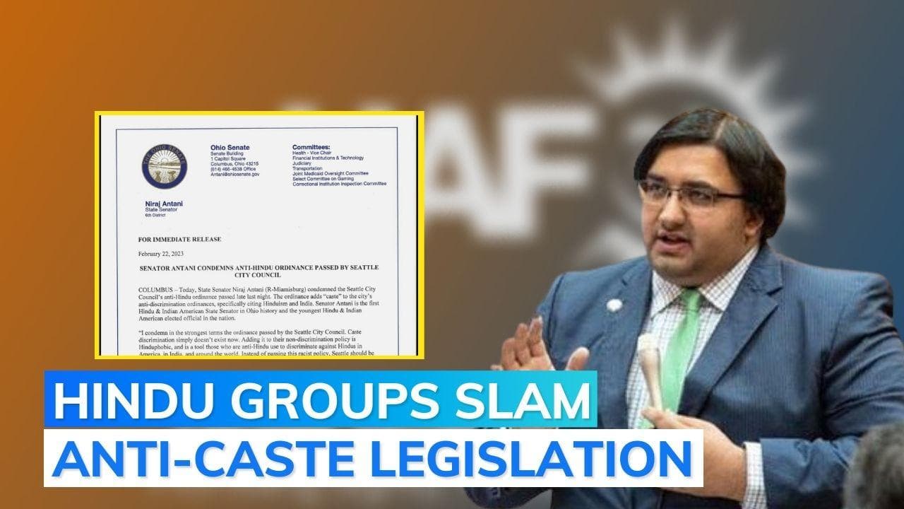 Indian-American state senator slams resolution against caste discrimination 