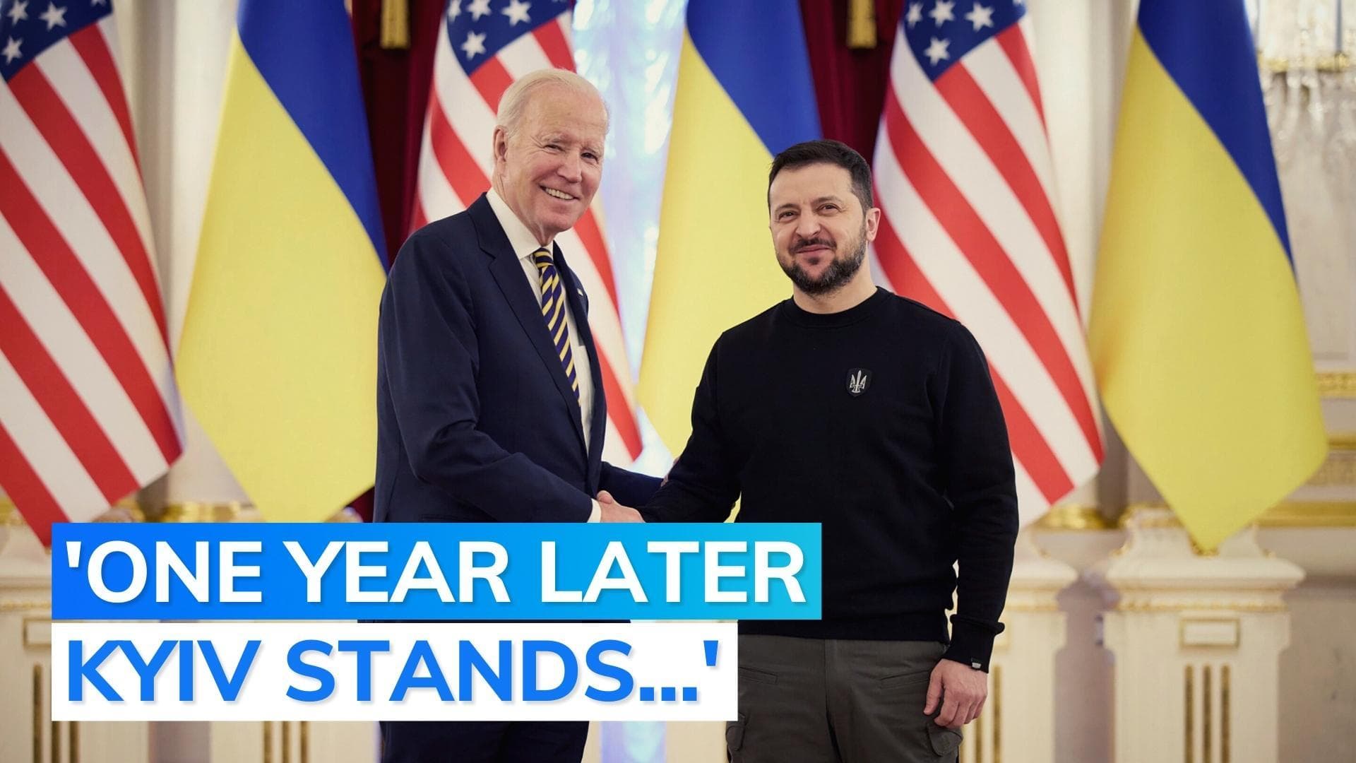 Watch: US President Joe Biden makes surprise visit to Kyiv as Ukraine war nears 1 year