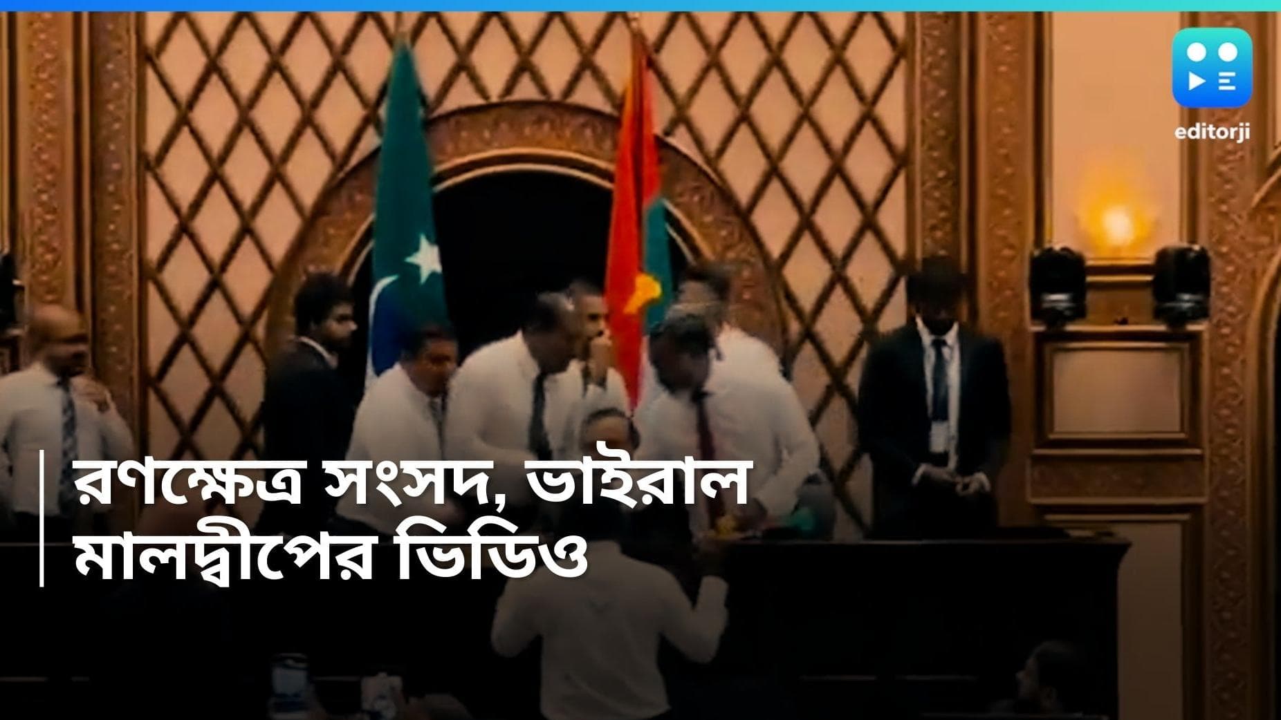 Viral Video : কিল, চড়, ঘুষি থেকে চুলোচুলি, মালদ্বীপ সাংসদের উত্তাল ভিডিও ভাইরাল