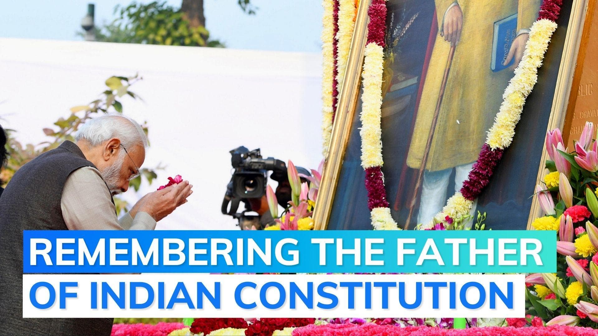 PM Modi, President Murmu, Opposition leaders pay tributes to BR Ambedkar on death annivesary