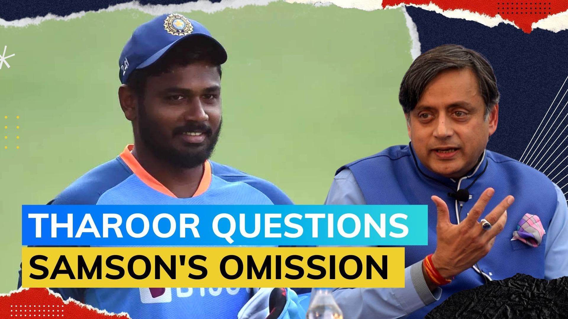 Congress MP Shashi Tharoor brings Sanju Samson into KL Rahul's selection debate