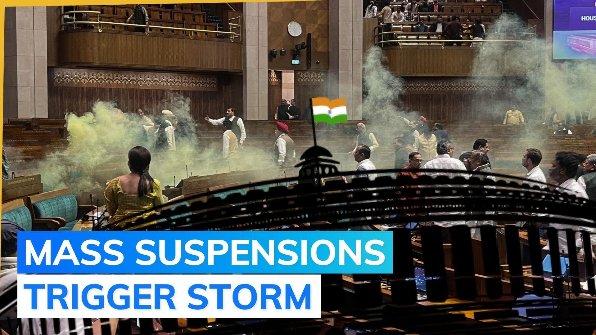 Parliament security breach: over 90 Opposition MPs suspended since Dec 13 - visual timeline