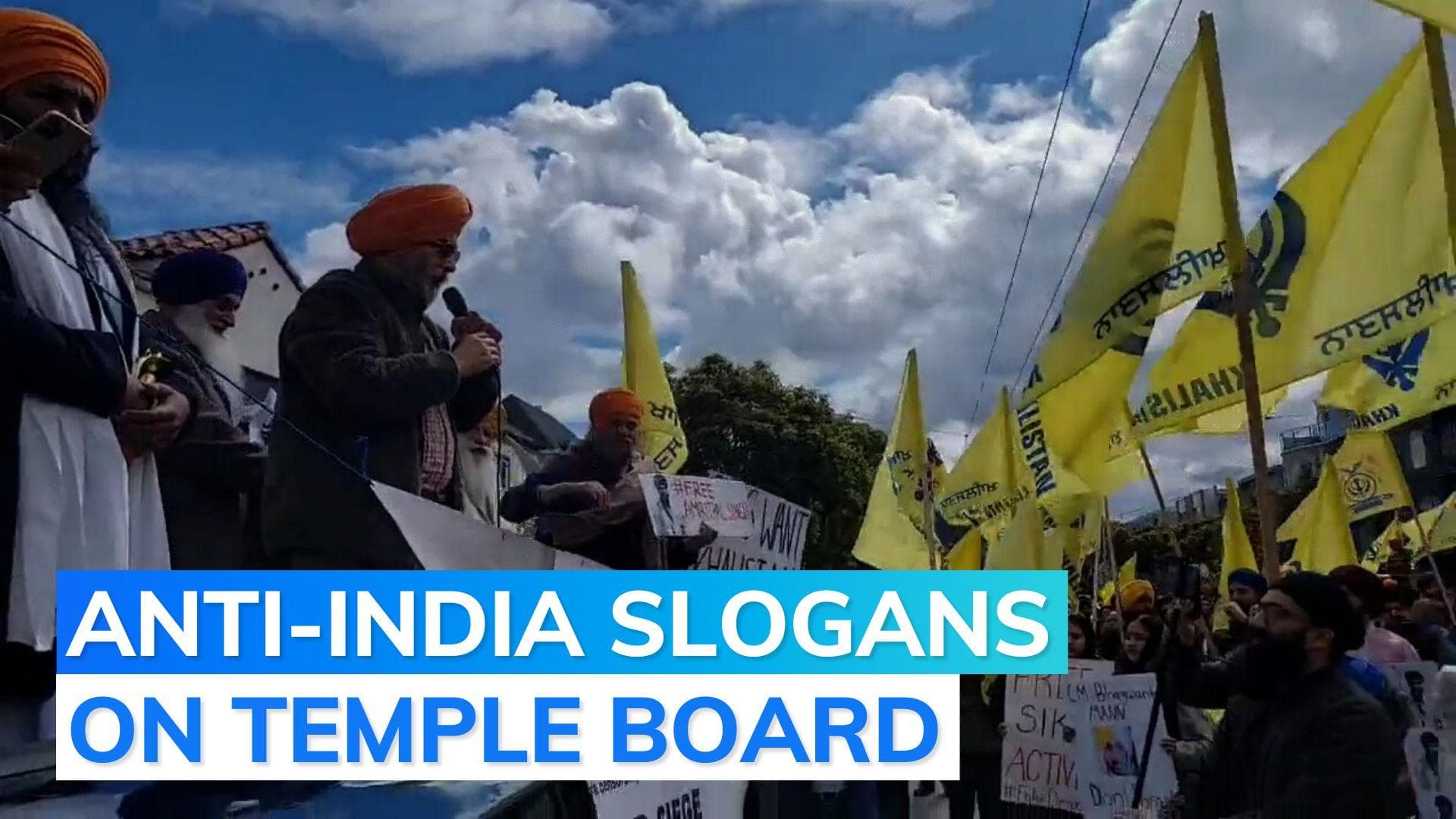 Temple vandalised in California with pro-Khalistan slogans