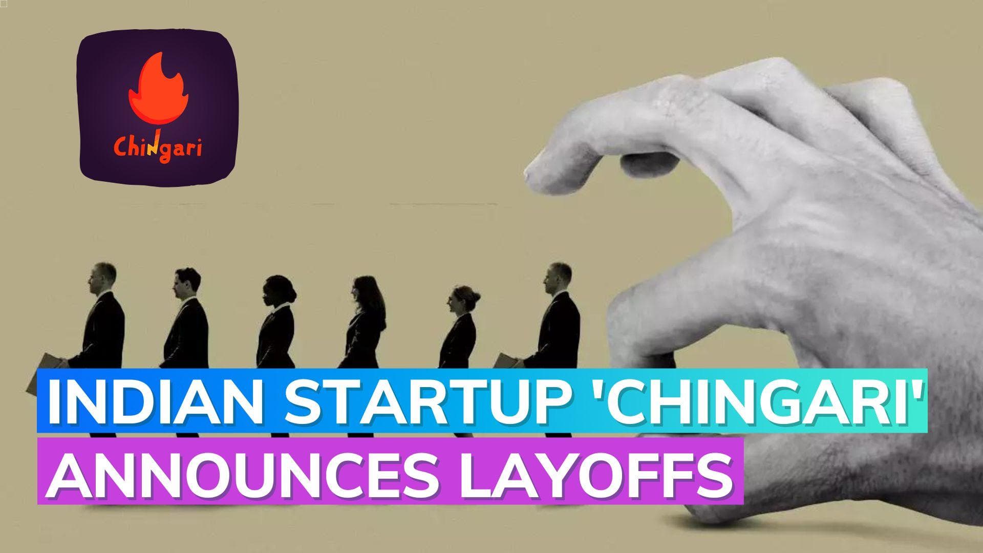 Short video app 'Chingari' announces layoffs; to cut 20% of workforce