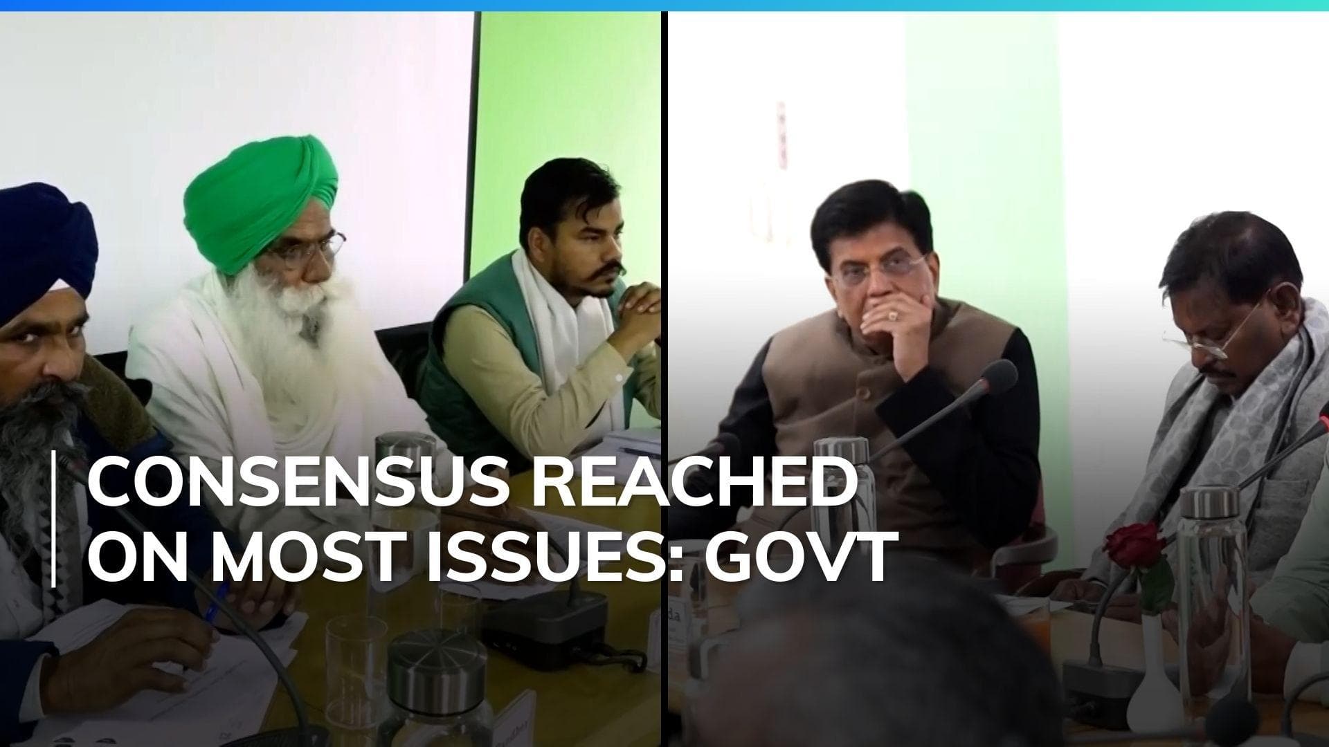 Farmers to go ahead with 'Delhi Chalo' march as talks with Union ministers fail