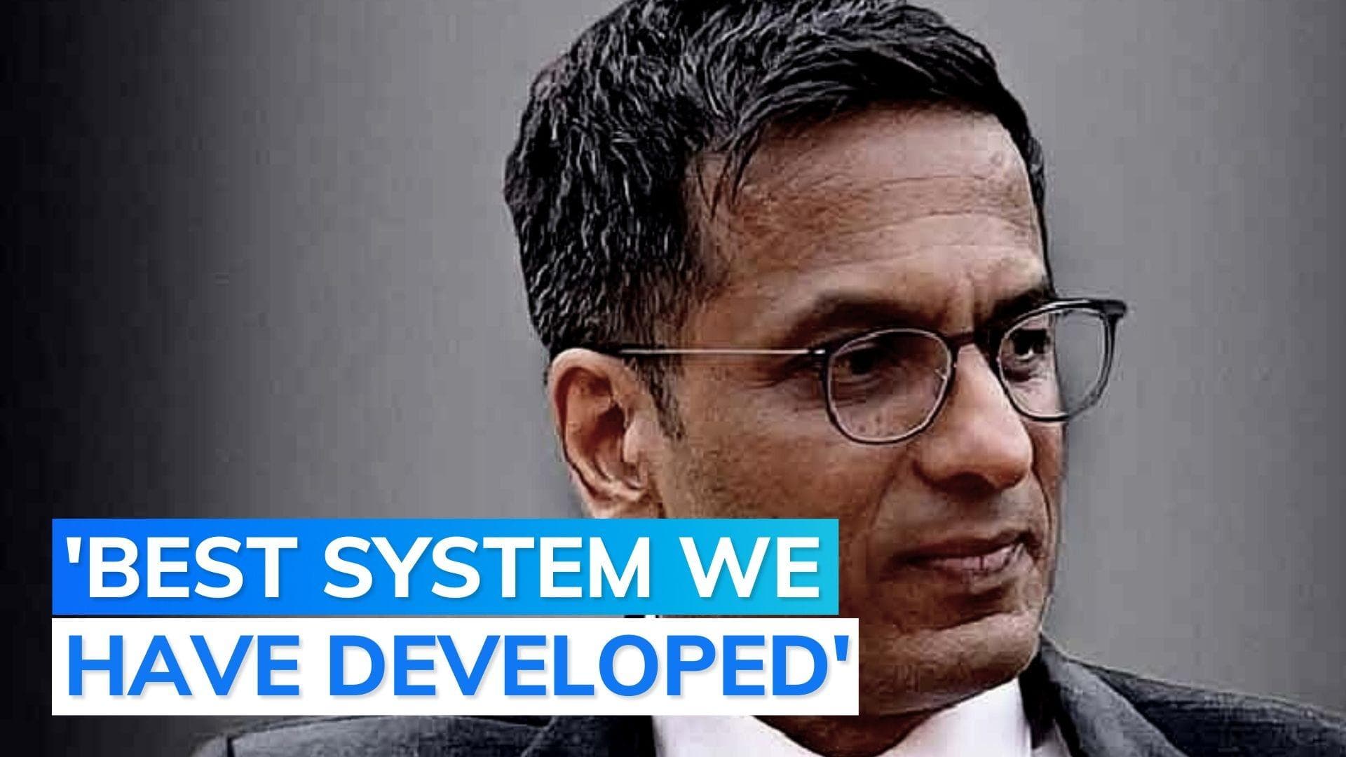 CJI Chandrachud's latest remarks on formation of collegium for appointment of judges