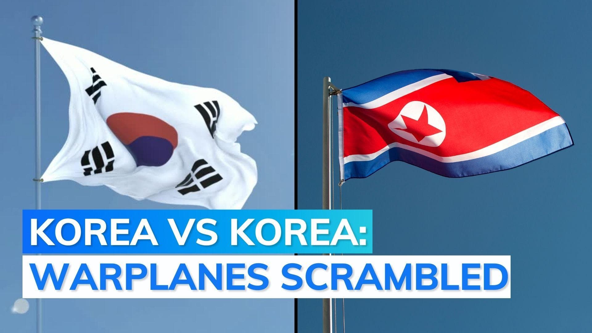  North Korea flies warplanes near South Korea after missile launches