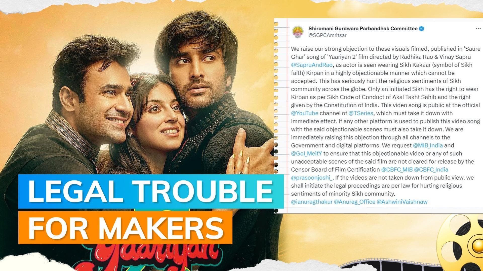  'Yaariyan 2': Complaint filed against makers for allegedly hurting religious sentiments | Details here