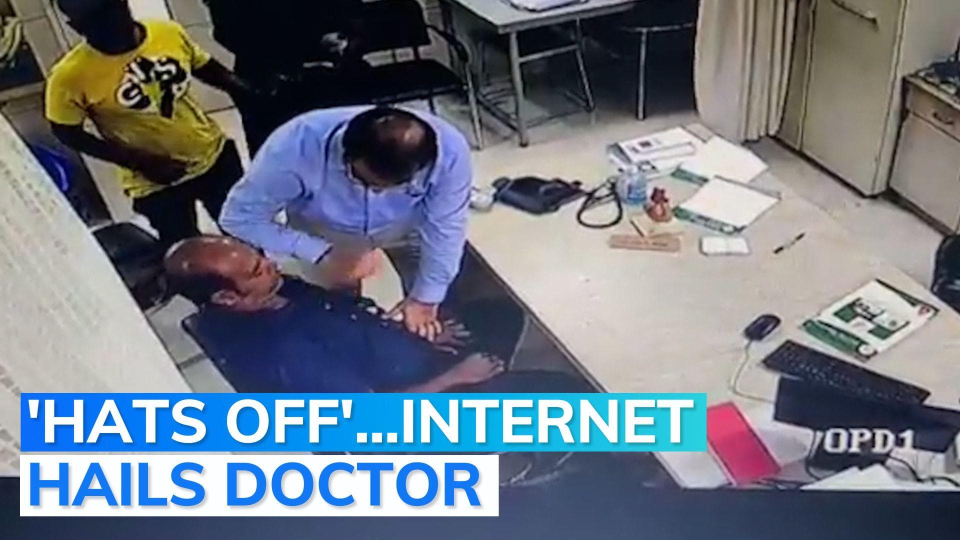 Viral: Patient suffers heart attack during consultation, saved by alert doctor