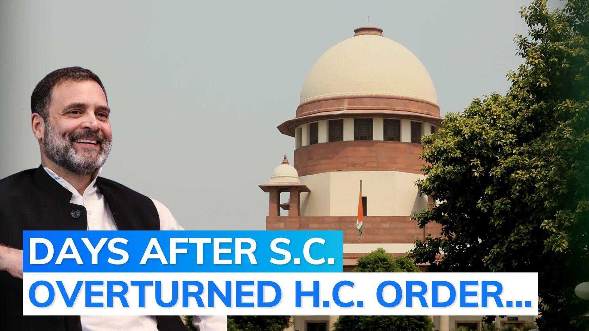 Transfer of Gujarat HC judge, who rejected Rahul Gandhi's plea in defamation case, recommended