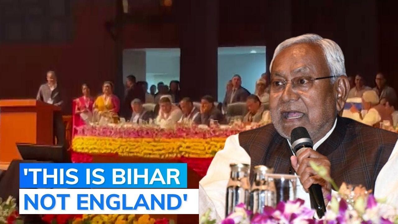 Watch: Bihar Chief Minister Nitish Kumar reprimands farmer for speaking in English