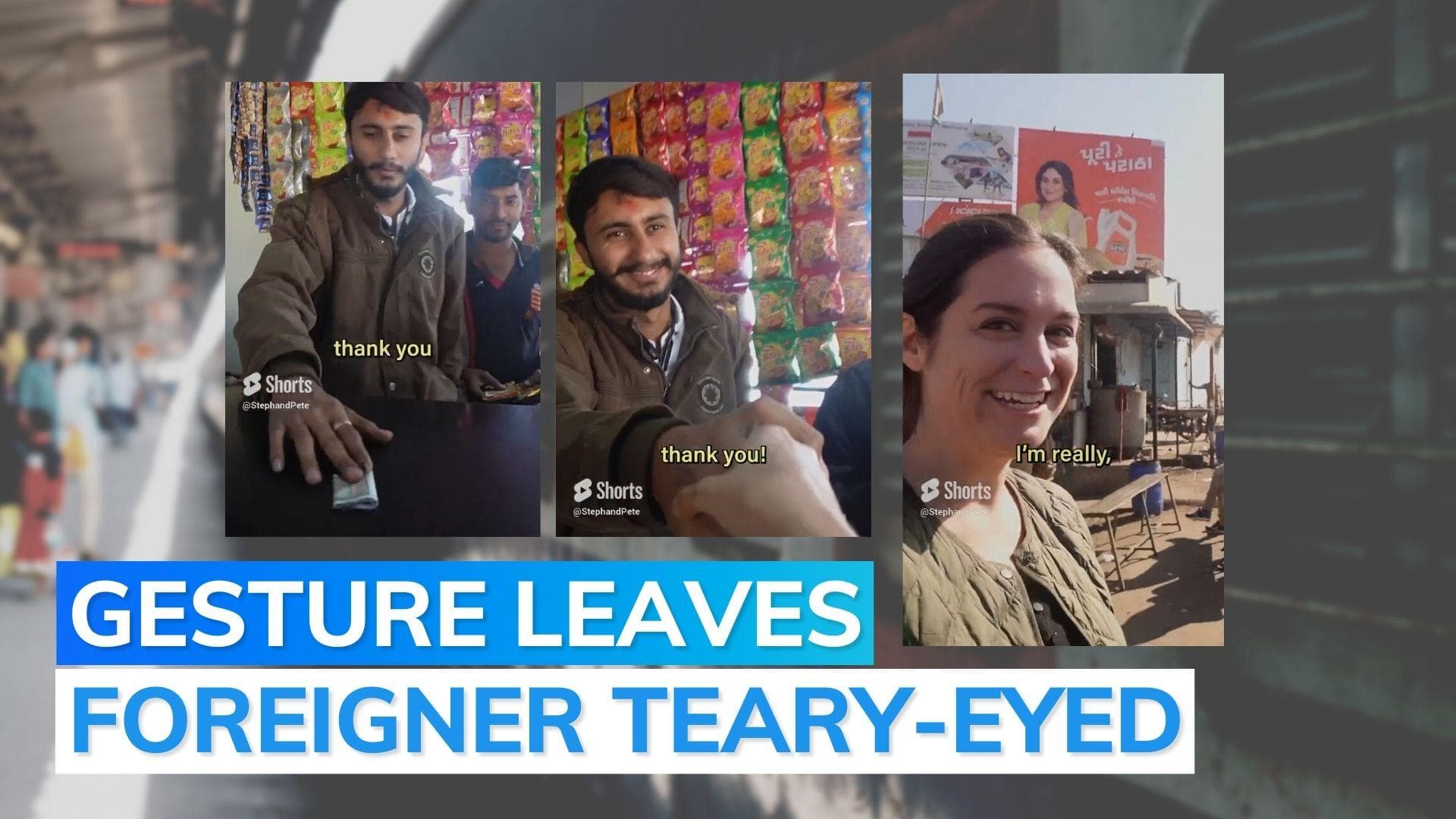 Watch: US woman is touched with Indian shopkeeper's gesture who kept her wallet safe