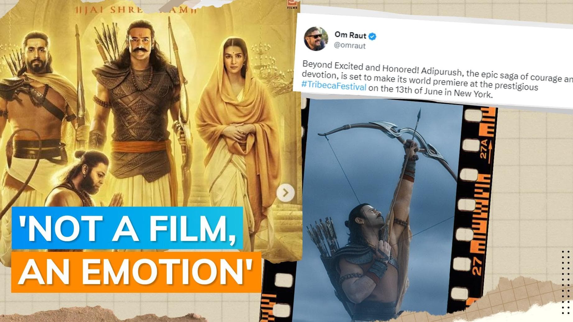 Prabhas’ ‘Adipurush’ to have world premiere at Tribeca Film Festival: ‘Extremely proud’