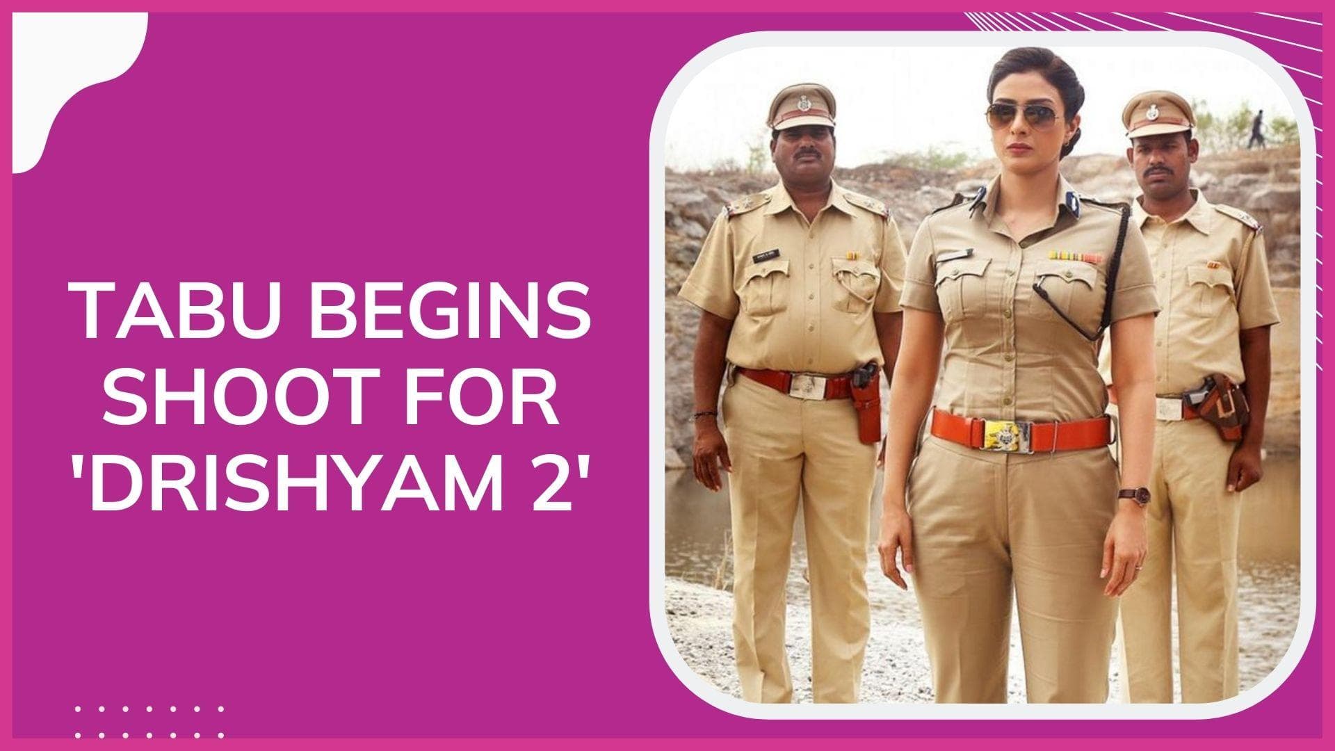 'Drishyam 2': Tabu begins shooting for crime-thriller 