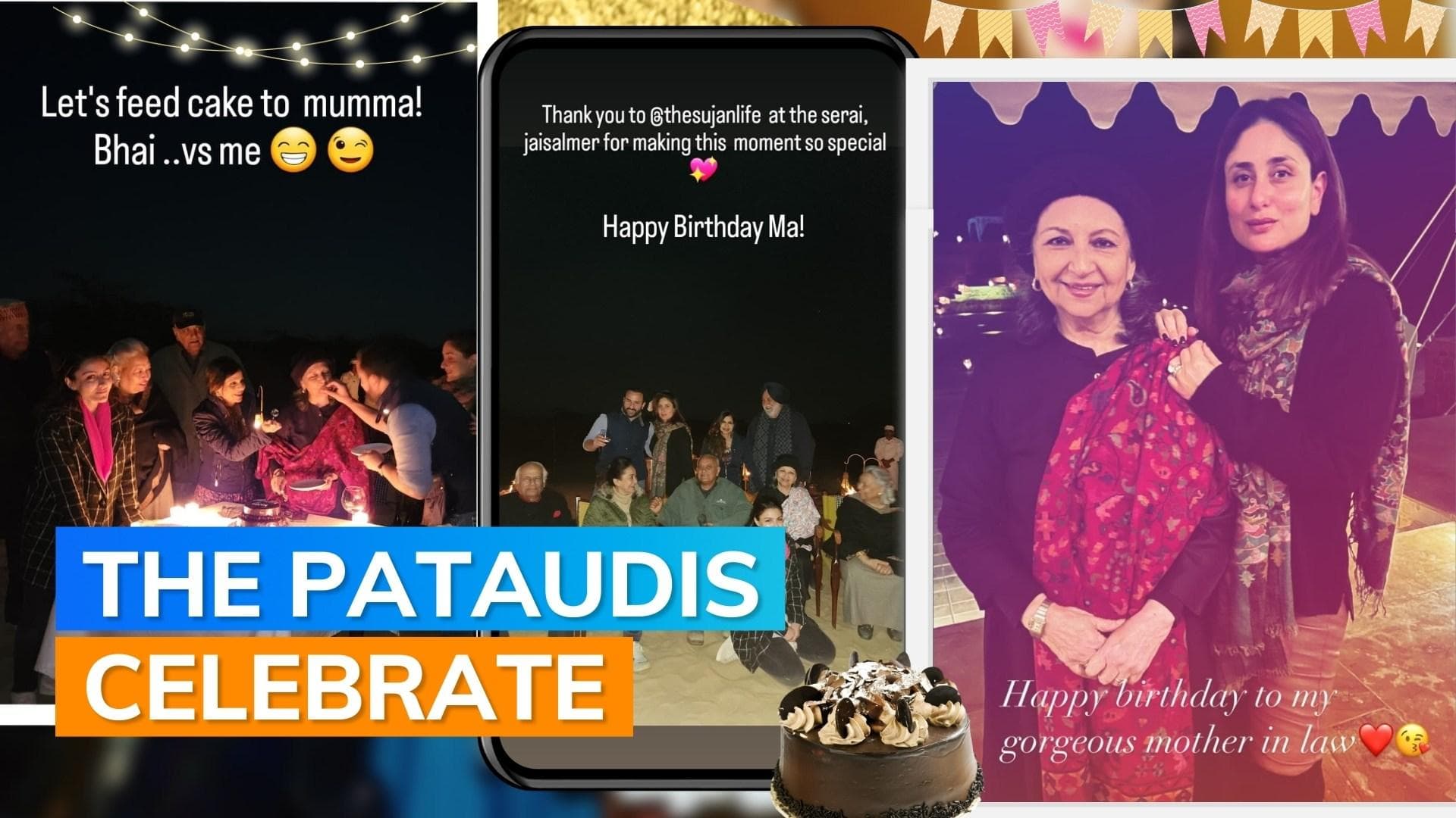 Sharmila Tagore's birthday bash in Jaisalmer: How her family made her day special