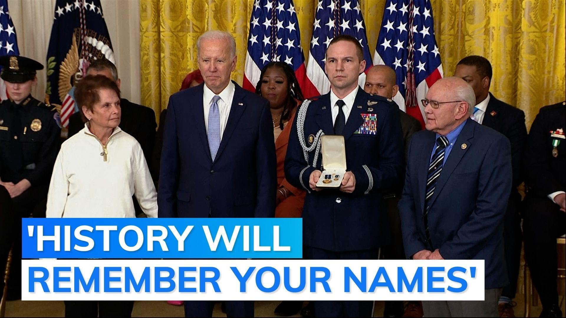 Capitol Hill riots: Joe Biden awards medals to heroes of January 6
