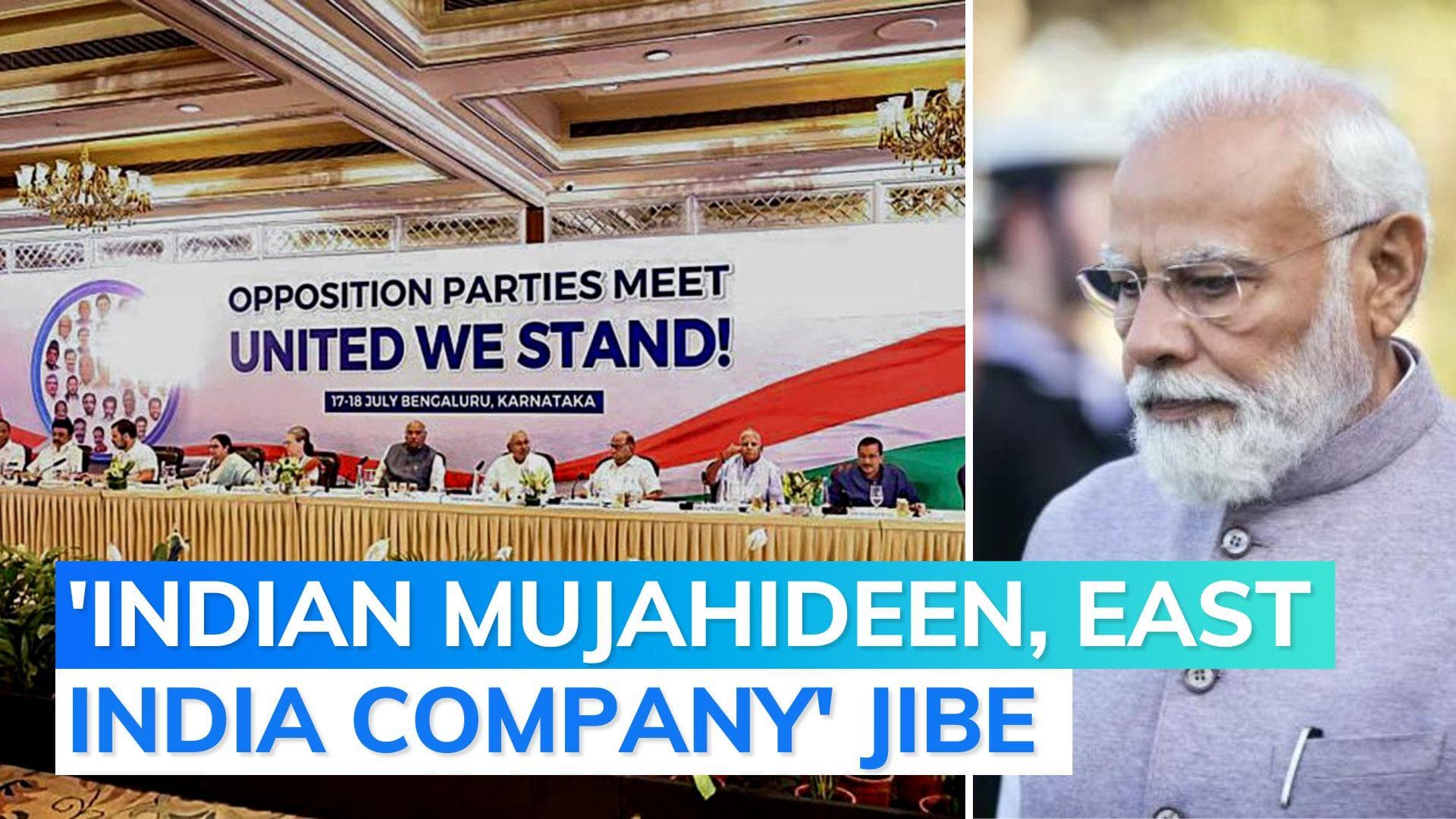 PM Modi compares INDIA Opposition alliance name to terror group, British colonisers