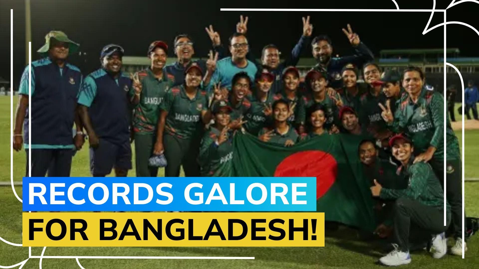Bangladesh Women defeat South Africa in an ODI for the first time since 2017