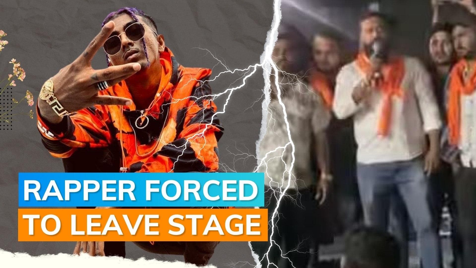 On cam: Rapper MC Stan's concert cancelled midway after Karni Sena's protest