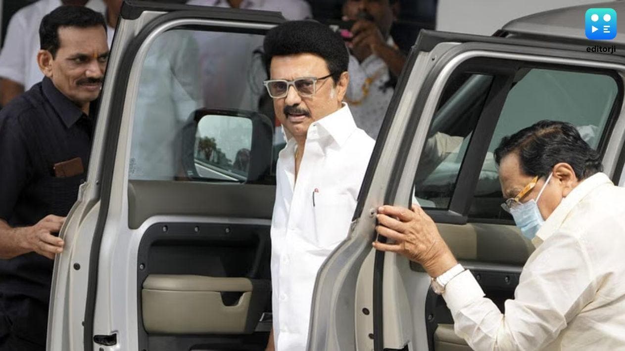 M K Stalin criticizes BJP over Tamil language and Hindi imposition