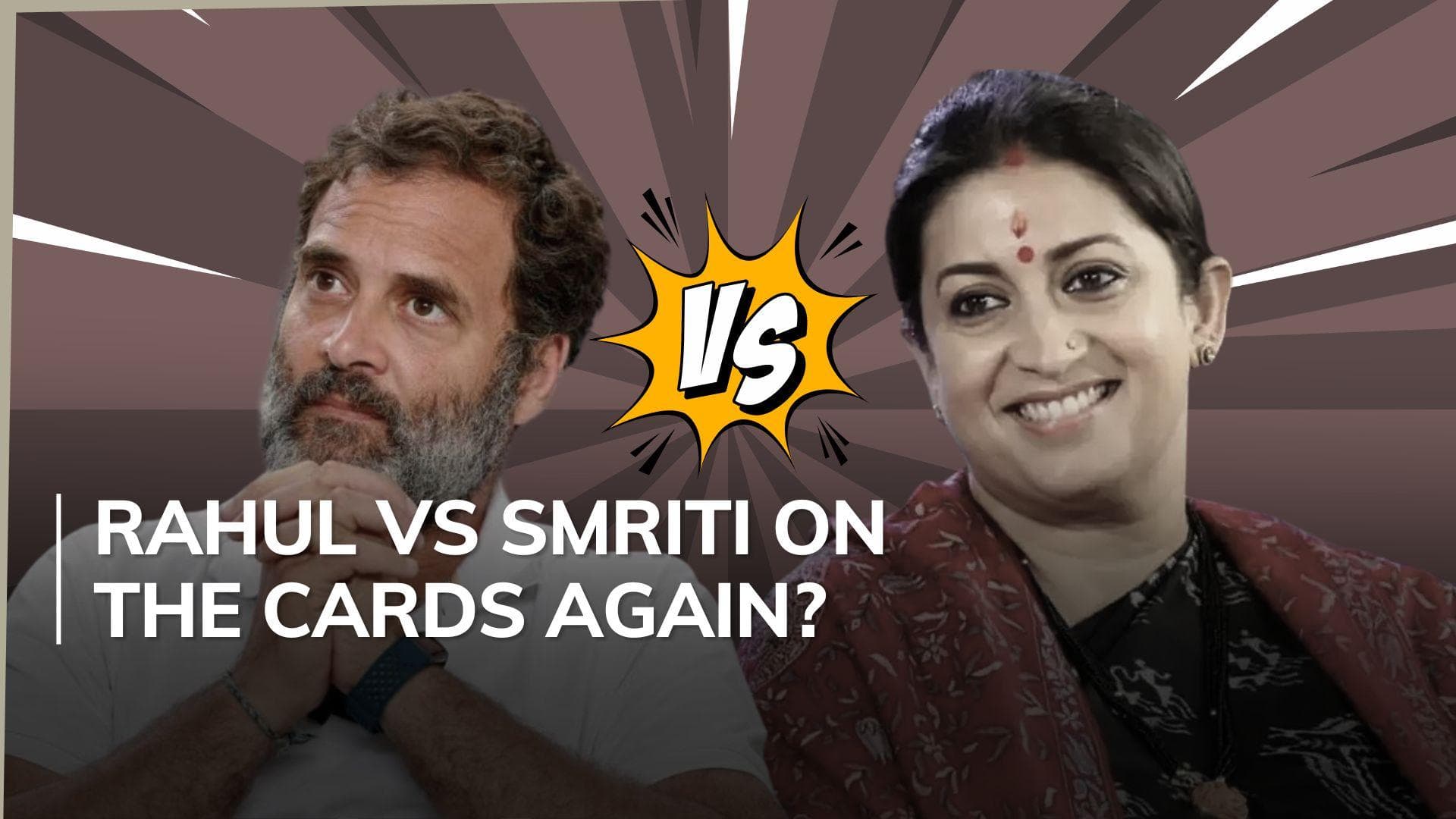 Smriti Irani had this to say on rumours of Rahul Gandhi contesting from Amethi