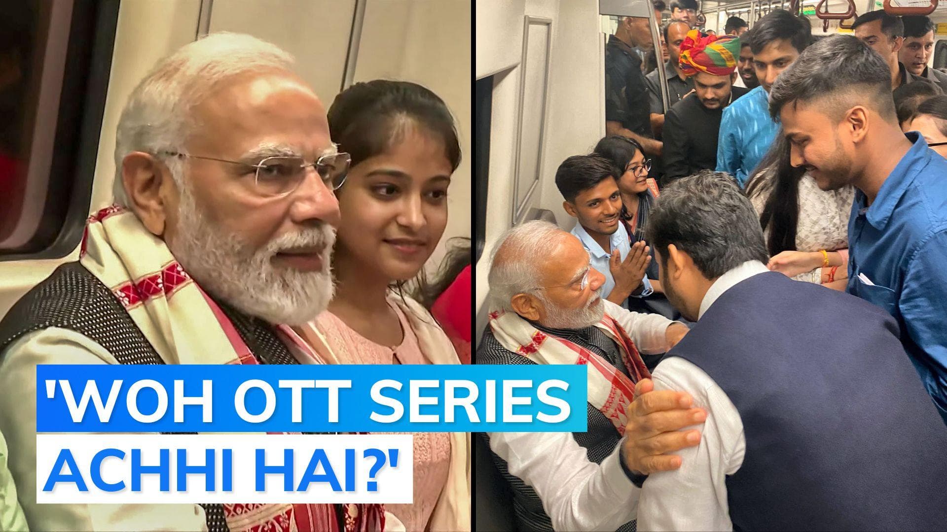From OTT series to reels, here's what PM Modi and students talked about during metro ride
