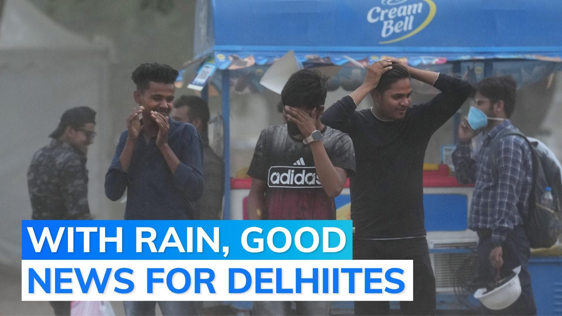 Delhi weather: rain brings respite from sweltering heat