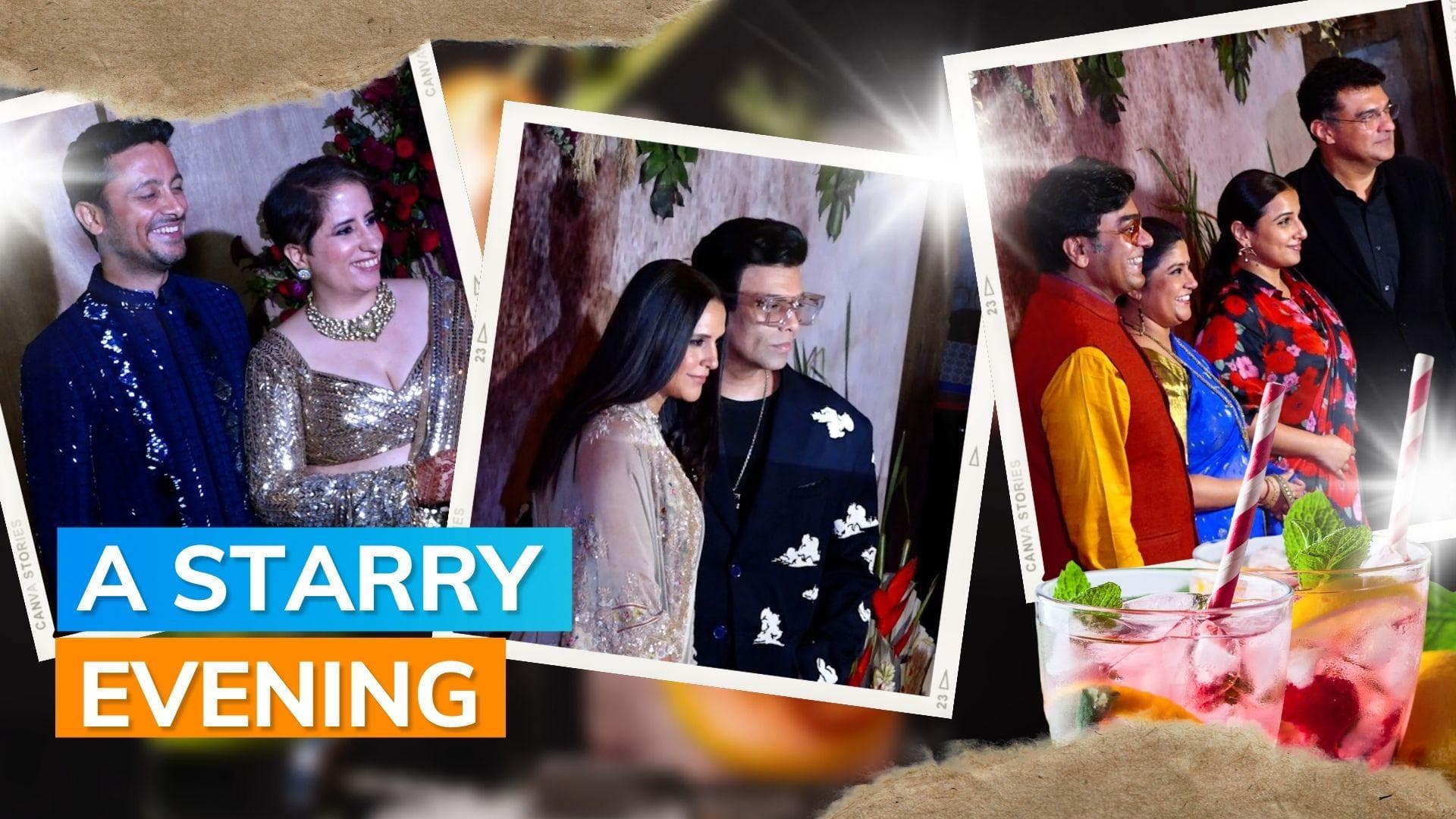 Guneet Monga and Sunny Kapoor's cocktail party: Karan Johar, Neha Dhupia, Vidya Balan and others attend