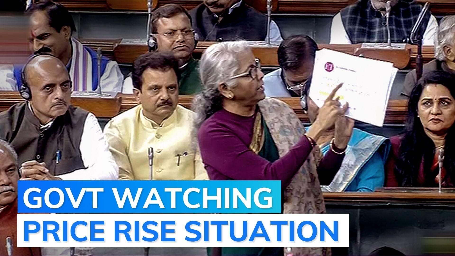 Will take measures to further ease inflation says Finance Minister in Lok Sabha