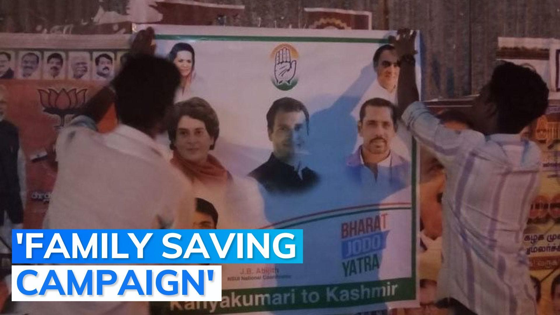 BJP takes a dig at Congress as Robert Vadra features on party’s ‘Bharat Jodo Yatra’ posters 