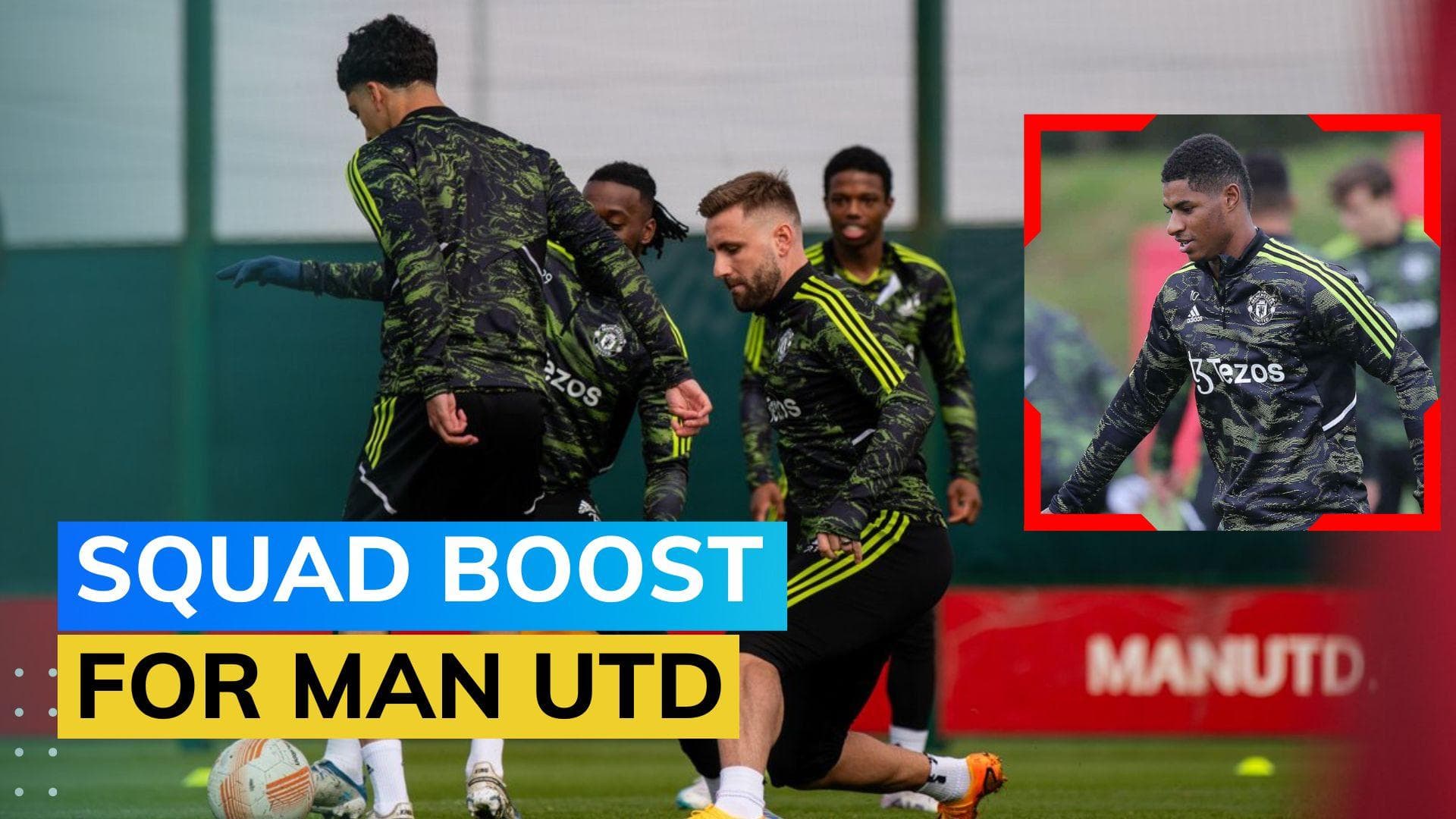 WATCH: Rashford & Shaw back for Man Utd ahead of Europa League QF second leg against Sevilla
