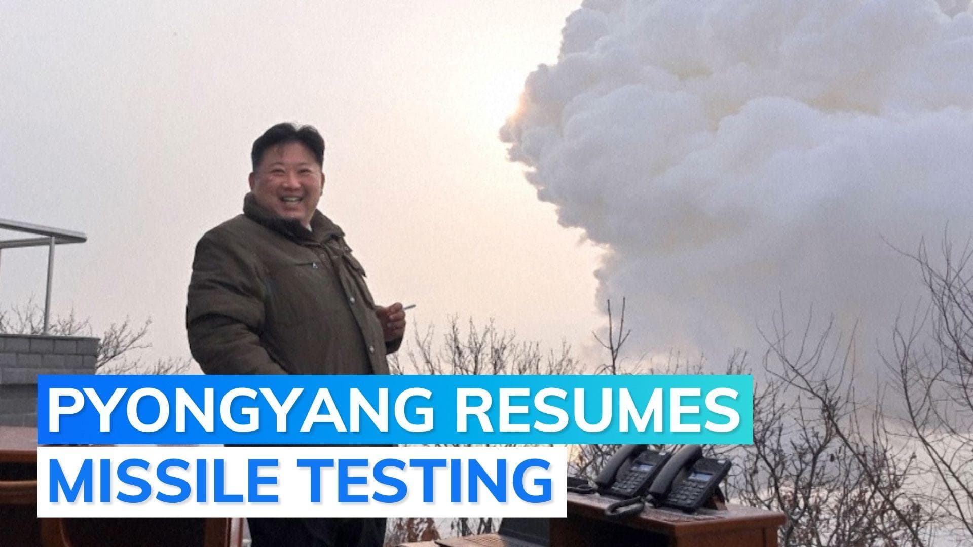 North Korea fires ballistic missile into waters off east coast