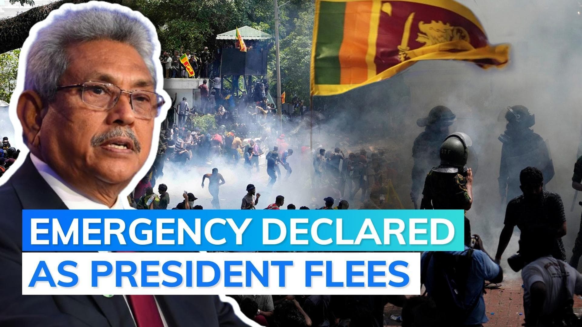 Emergency declared in Sri Lanka as violent protests erupt