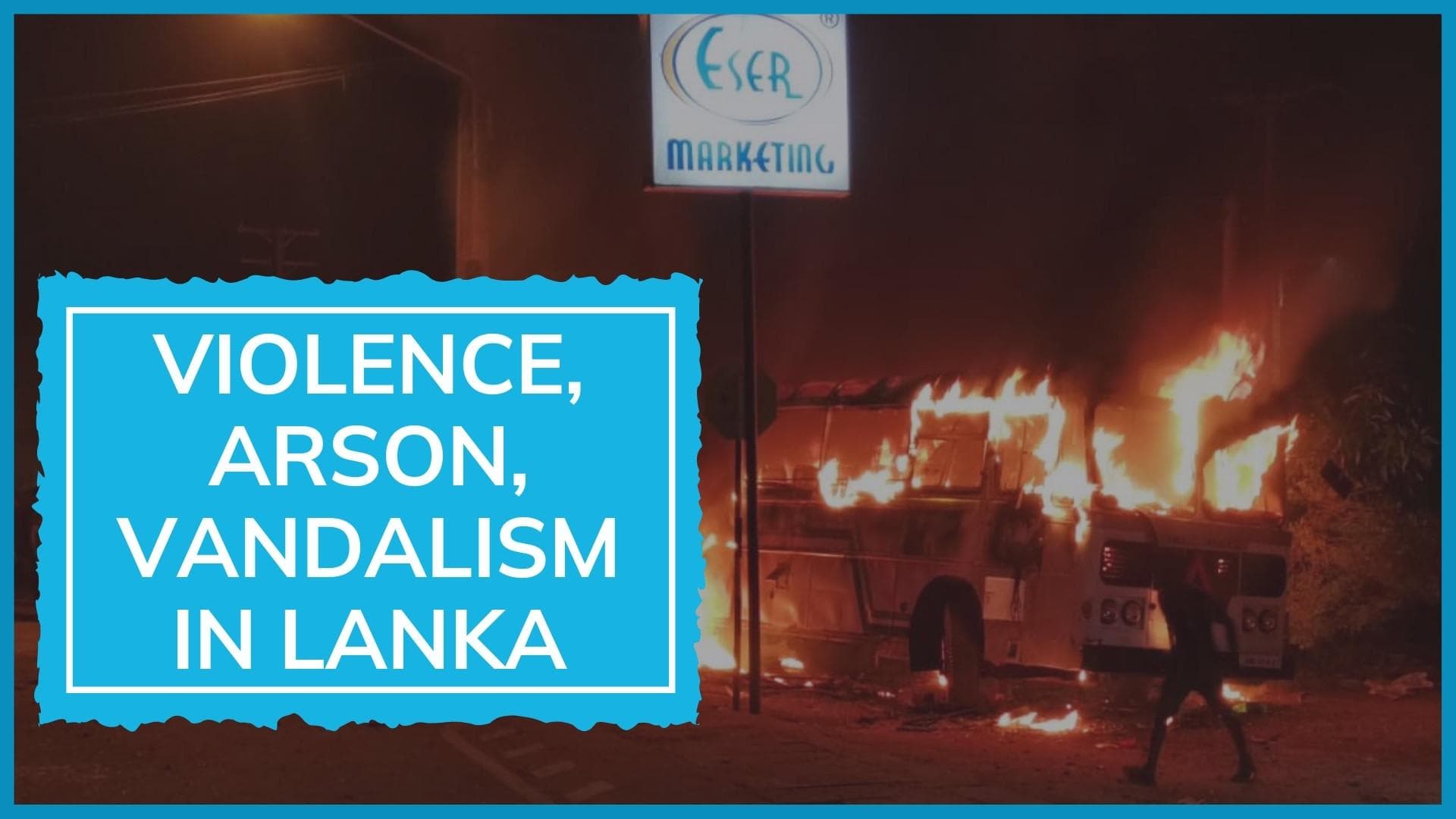 Watch: Violent protests against President of Sri Lanka over economic crisis, shortage of essentials
