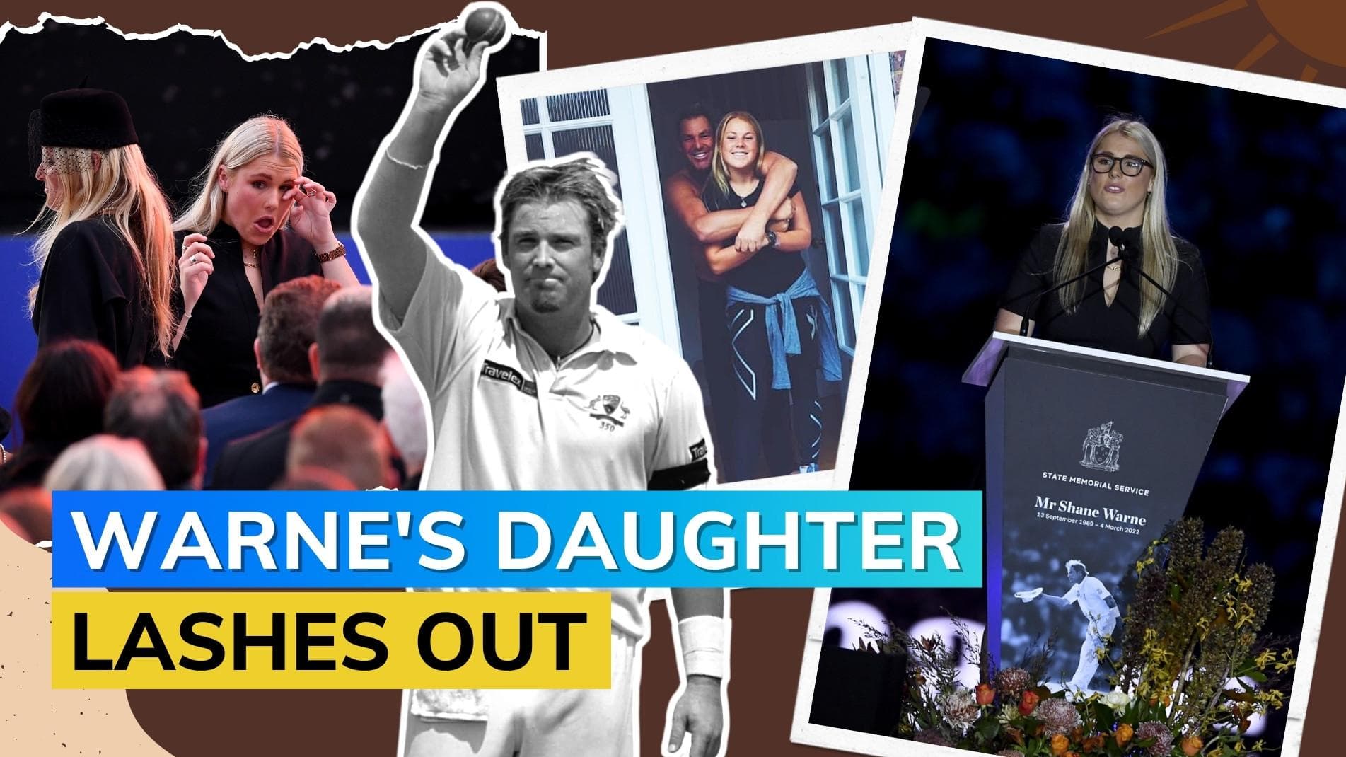 Shane Warne's daughter calls biopic plans on father 'beyond disrespectful'