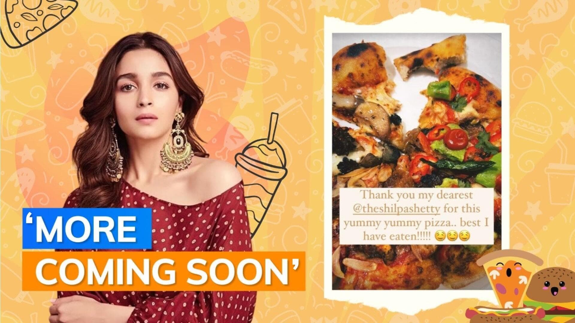 Alia Bhatt thanks Shilpa Shetty for treating her to yummy pizza: ‘Best I have eaten’