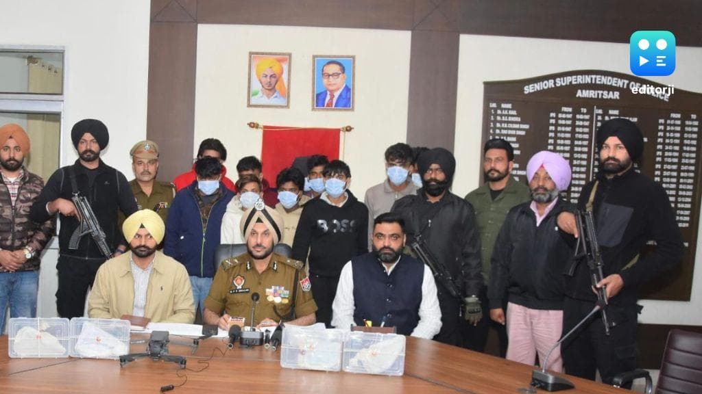 Punjab Police Foils Grenade Attack Plot, Arrests 10 Members of Pakistan-Backed Terror Module