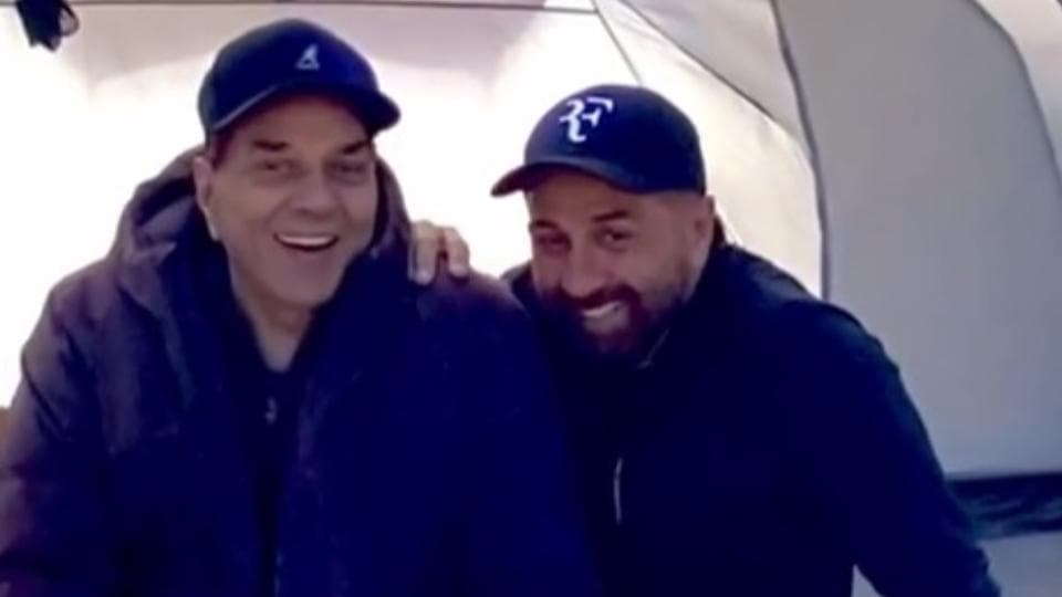 Sunny Deol camping in Himachal with Dharmendra will give you father-son goals!