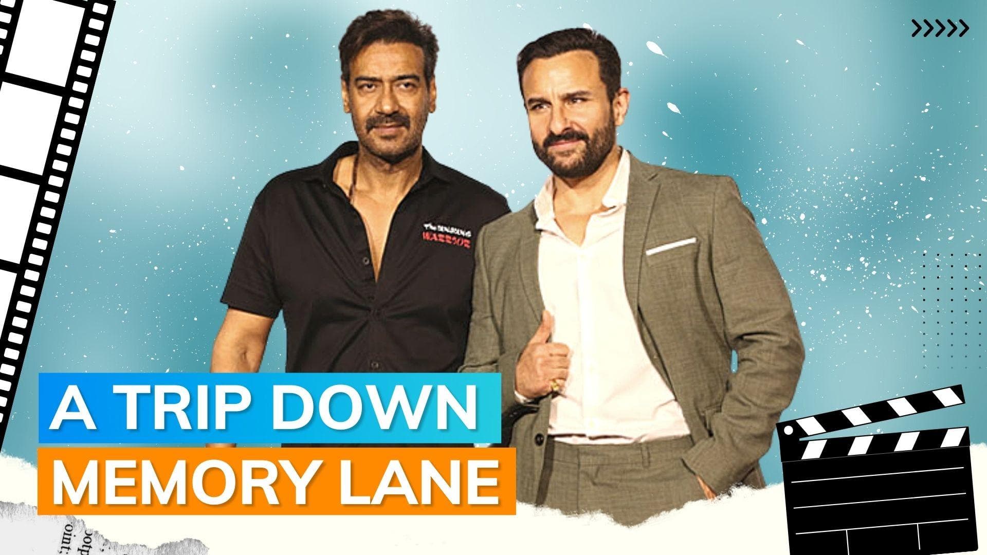 Ajay Devgn shares unseen picture from the sets of ‘Kachche Dhaage’ that stars him and Saif Ali Khan 