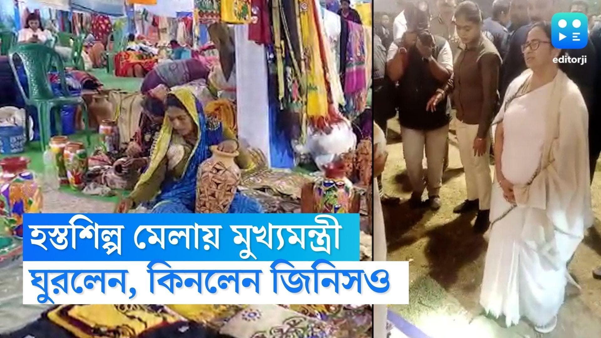 Mamata Banerjee : হস্তশিল্প মেলায় আচমকা মুখ্যমন্ত্রী, ঘুরলেন, কিনলেন জিনিসও